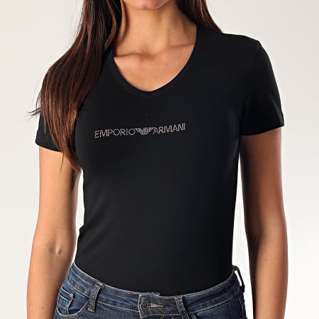 Emporio Armani - Tee Shirt Femme 163321 Noir