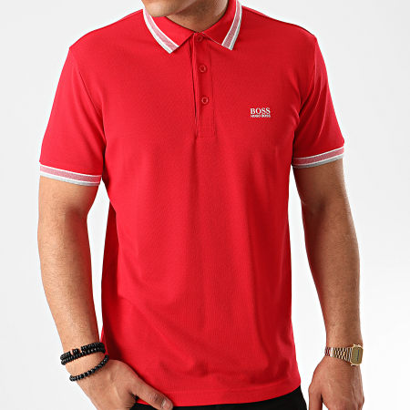 BOSS - Polo Manches Courtes 50198254 Rouge