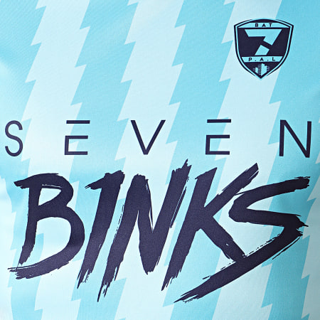 7 Binks - Tee Shirt Razor Bleu Ciel