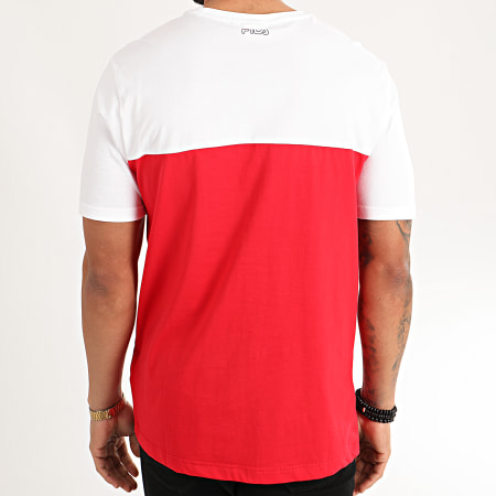 Fila - Tee Shirt Lars 683084 Rouge Blanc
