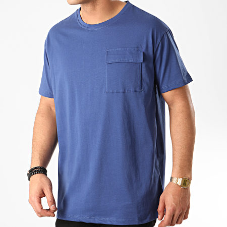 Frilivin - Tee Shirt Poche 13812 Bleu 