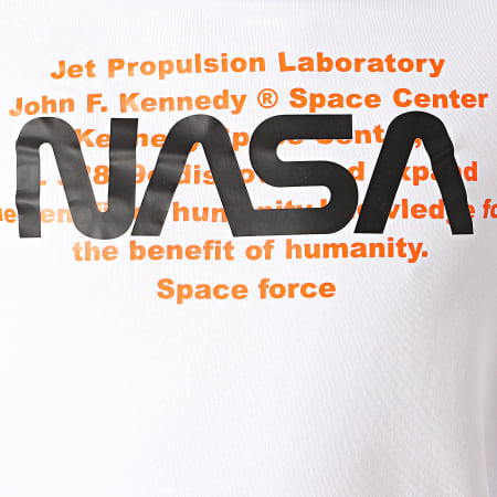 NASA - Sweat Capuche Space Force Blanc
