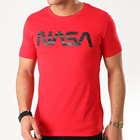 NASA - Tee Shirt Worm Logo Rouge