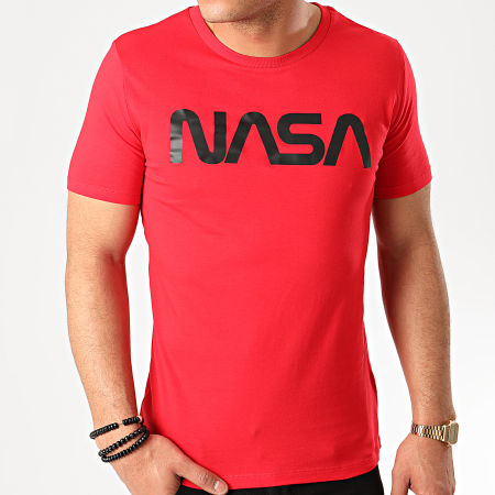 NASA - Tee Shirt Worm Logo Rouge