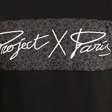 Project X Paris - Sweat Crewneck Réfléchissant Iridescent 2020065 Noir