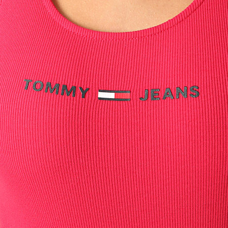 Tommy Jeans - Body Débardeur Femme Strap 8004 Rose Fushia