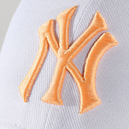 '47 Brand - Casquette MVP Adjustable MVPSP17WBP New York Yankees Blanc Orange