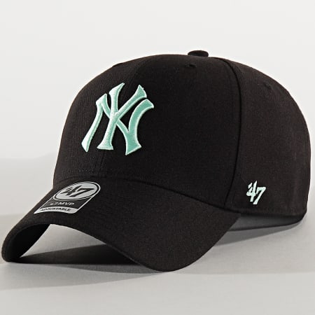 '47 Brand - Casquette MVP Adjustable MVPSP17WBP New York Yankees Noir Vert