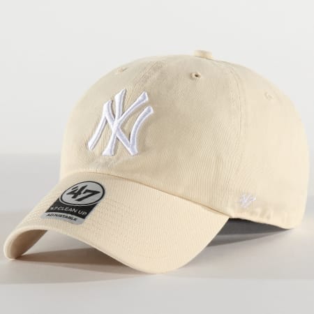 '47 Brand - Casquette '47 Clean Up Adjustable RGW17GWSNL New York Yankees Beige