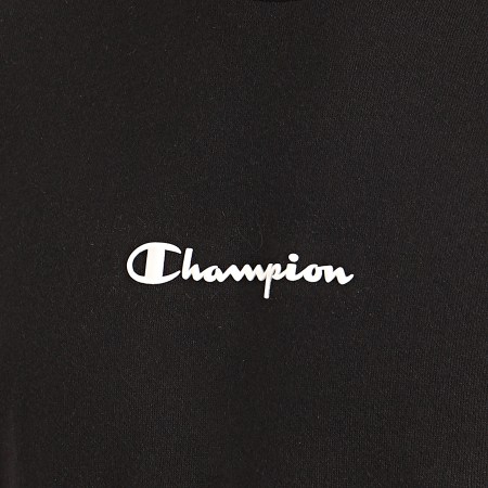 Champion - Sweat Crewneck A Bandes 214239 Noir