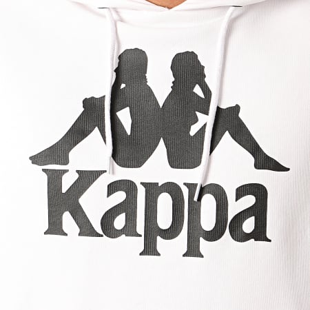 Kappa - Sweat Capuche Authentic Tenax 3111GBW Blanc