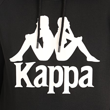Kappa - Sweat Capuche A Bandes Hurtados 3111HWW Noir