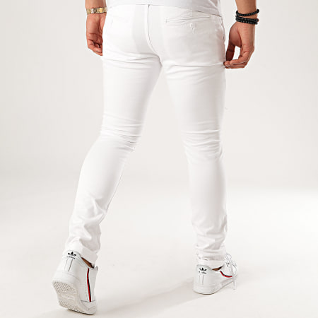 Redskins - Pantalon Chino Hello Tall Blanc