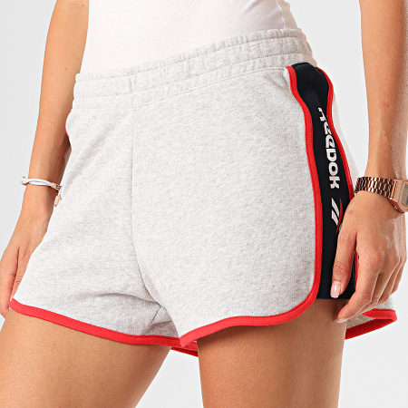 Reebok Short Jogging Femme A Bandes Classic Linear FK2767 Gris