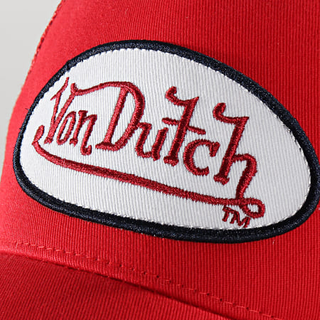 Von Dutch - Casquette Trucker Fresh Rouge