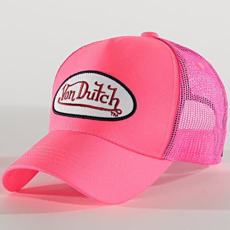 Von Dutch - Casquette Trucker Fresh Rose Fluo