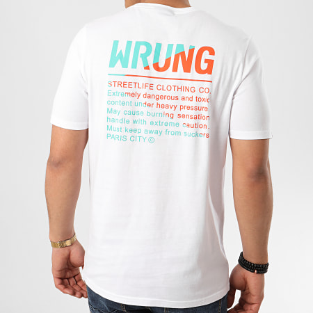 Wrung - Tee Shirt Caution Reload Blanc