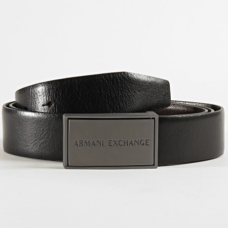 Armani Exchange - Cinturón reversible 951183-CC525 Negro Marrón