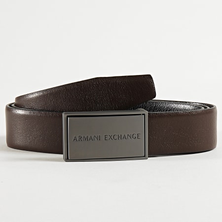 Armani Exchange - Cinturón reversible 951183-CC525 Negro Marrón