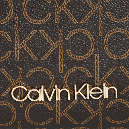 Calvin Klein - Sac A Main Femme Monogram 6844 Marron