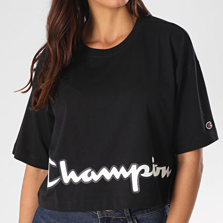 Champion - Tee Shirt Femme 112655 Noir