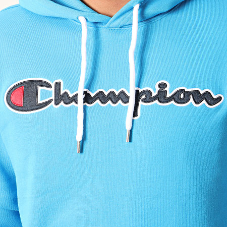 Champion - Sweat Capuche 214183 Bleu Clair
