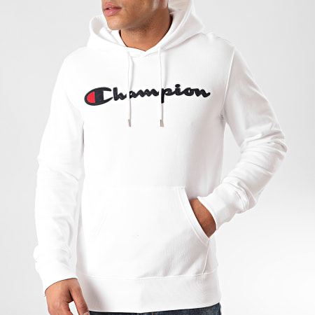 Champion - Sweat Capuche 214183 Blanc