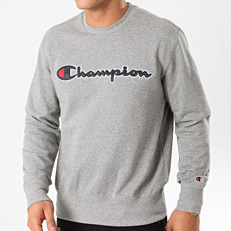 Champion - Sweat Crewneck 214188 Gris Chiné