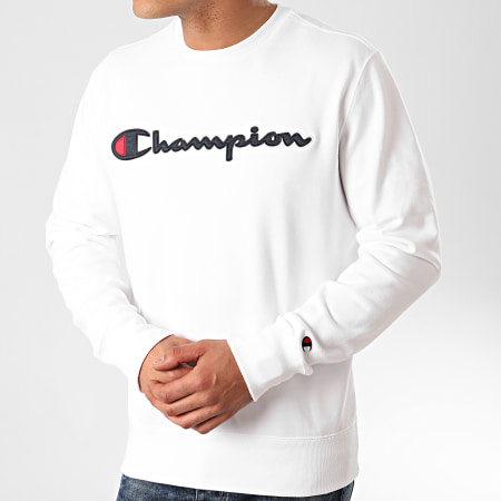 Champion - Sweat Crewneck 214188 Blanc