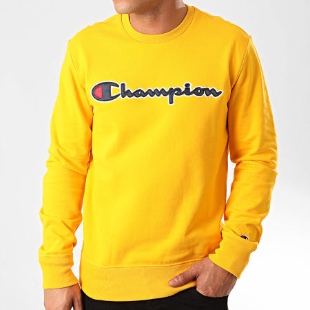 Champion - Sweat Crewneck 214188 Jaune
