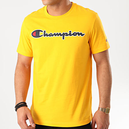 Champion - Tee Shirt 214194 Jaune