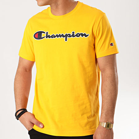 Champion - Tee Shirt 214194 Jaune