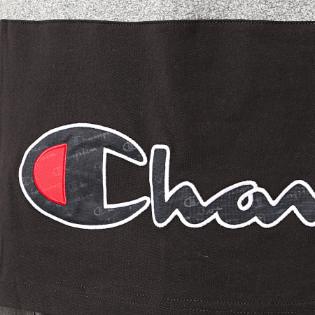 Champion - Tee Shirt 214208 Gris Chiné Noir