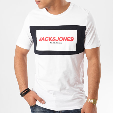 Jack And Jones - Tee Shirt Raba Blanc