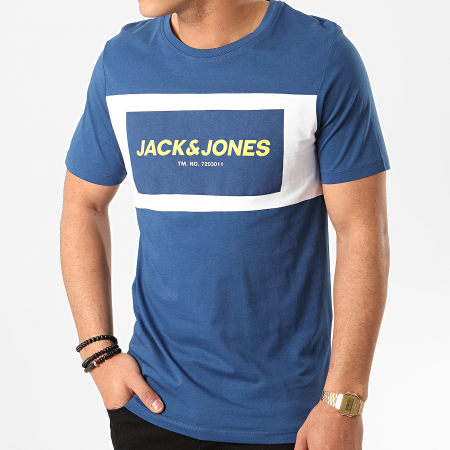 Jack And Jones - Tee Shirt Raba Bleu Marine