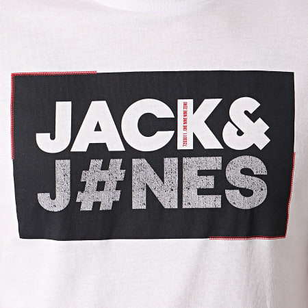 Jack And Jones - Tee Shirt New Tukano Blanc