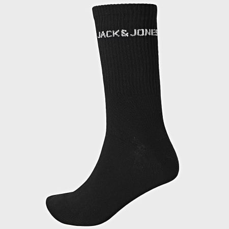 Jack And Jones - 5 Pares De Calcetines Basic Logo Negro