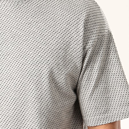 Only And Sons - Tee Shirt Hank Jacquard Gris Chiné
