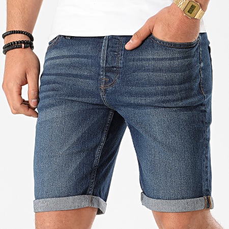 Only And Sons - Short Jean Slim Ply BLeu Denim