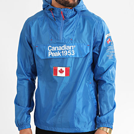 Canadian Peak - Coupe-Vent A Capuche Butaneak Bleu Roi