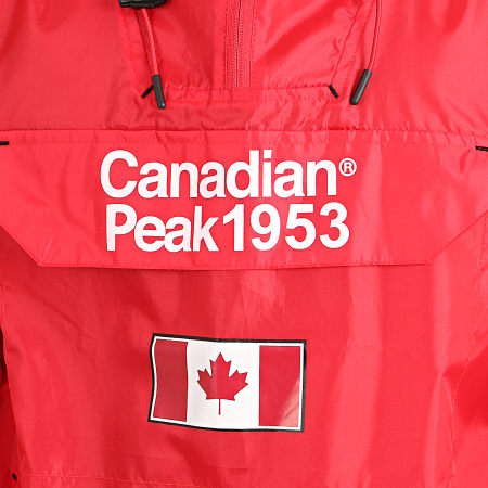 Canadian Peak - Coupe-Vent A Capuche Butaneak Rouge