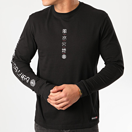 Element - Tee Shirt Manches Longues Takashi Noir