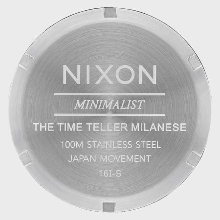 Nixon - Montre Femme Time Teller Milanese A1187-1920 All Silver