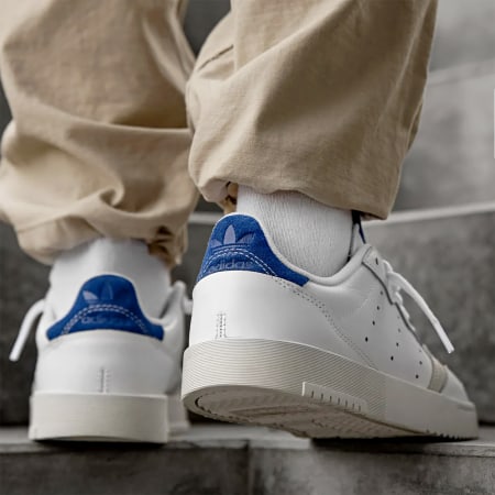 Adidas Originals - Baskets Supercourt EF5885 Cloud White Royal Blue