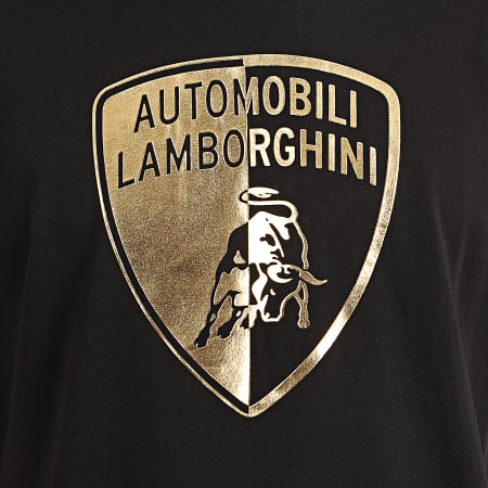 Lamborghini - Tee Shirt B3XVB7G8-30277 Noir Doré