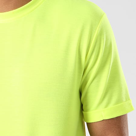 Frilivin - Tee Shirt Oversize 13817 Jaune Fluo