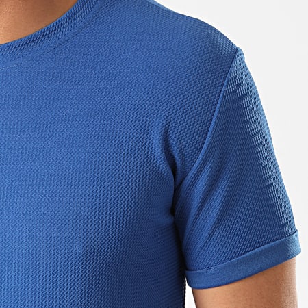 Frilivin - Tee Shirt Oversize 5423 Bleu Azur