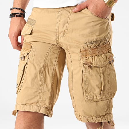 Geographical Norway - Short Cargo Panoramique Basic Beige