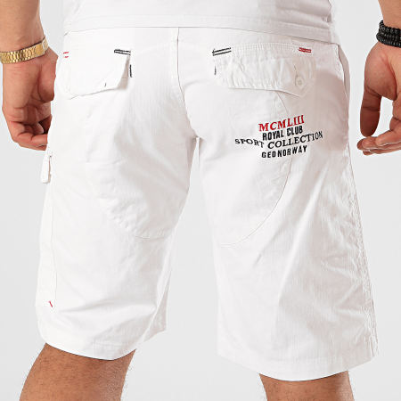 Geographical Norway - Short Chino Papillon Blanc