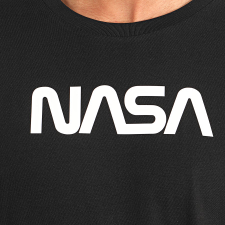 NASA - Tee Shirt Skid Back Noir